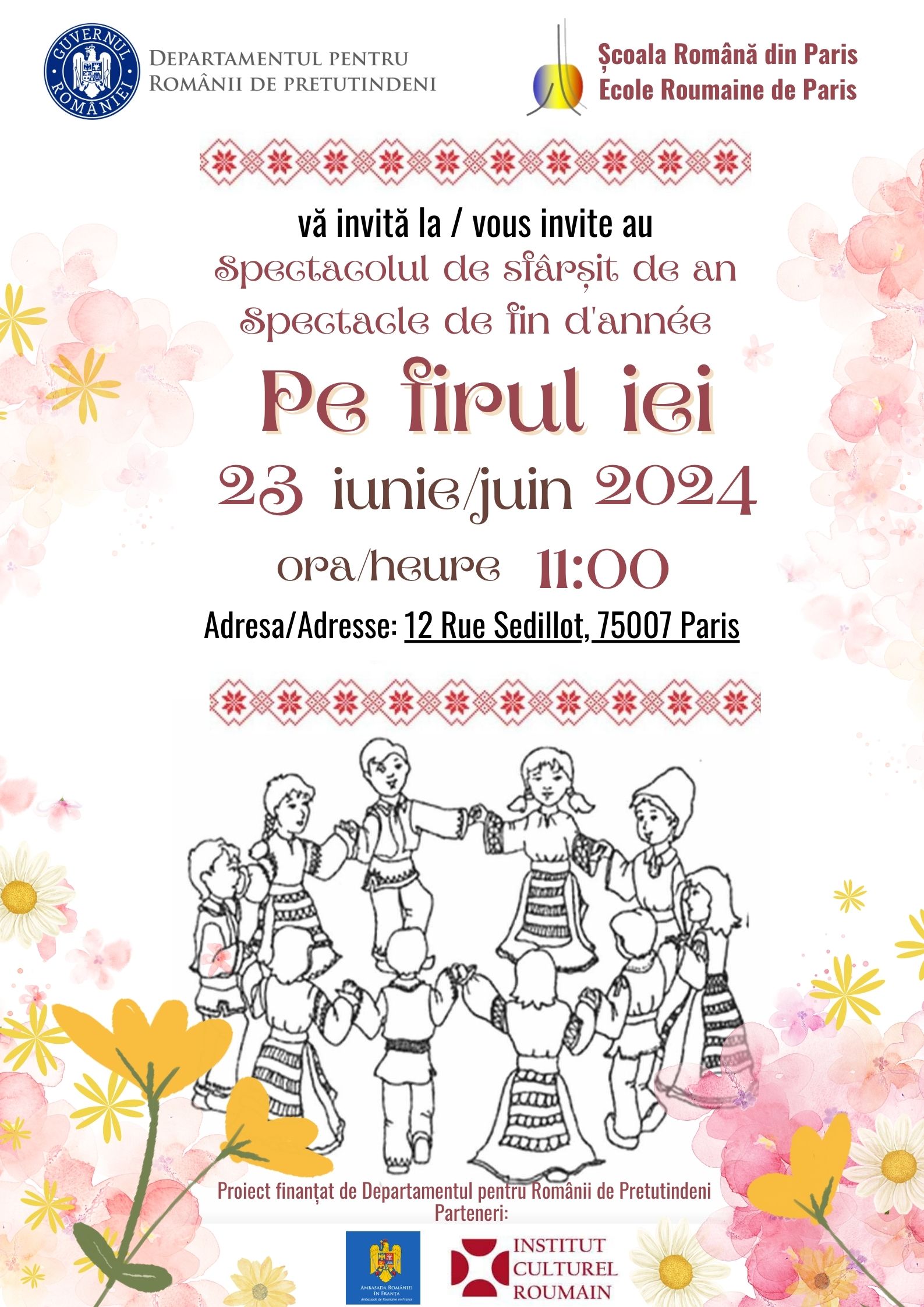 24 juin – Journée Universelle de la Blouse Roumaine; Sânziene