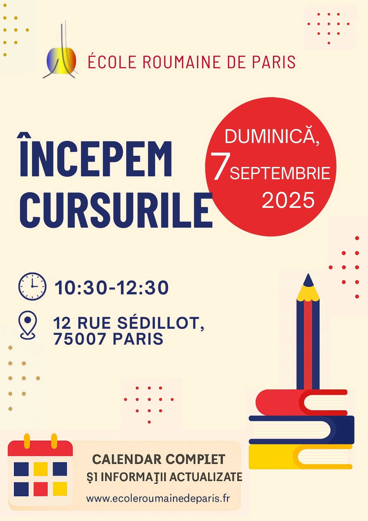 L&rsquo;année scolaire 2025‑2026