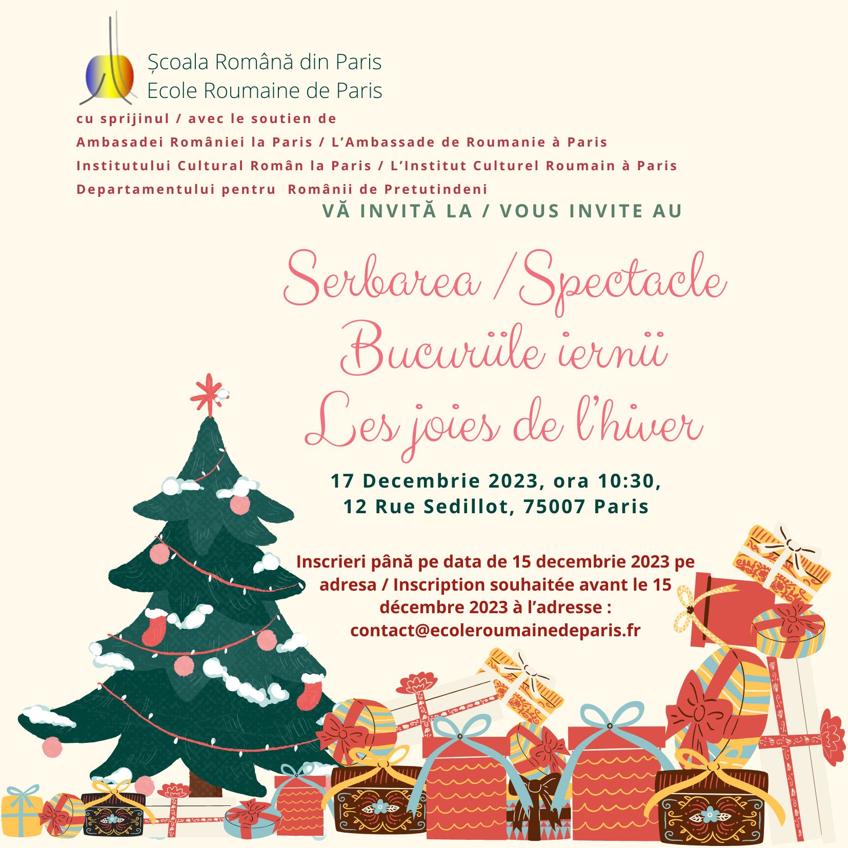 Spectacle « Les joies de l’hiver »